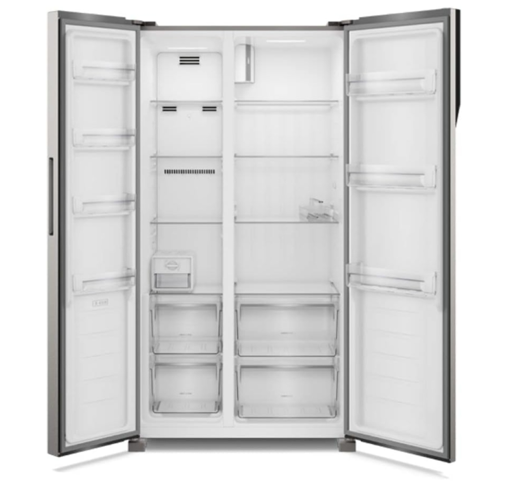 Geladeira Electrolux frost free side by Inox Look 435l autoSense SBS IS4S - #5