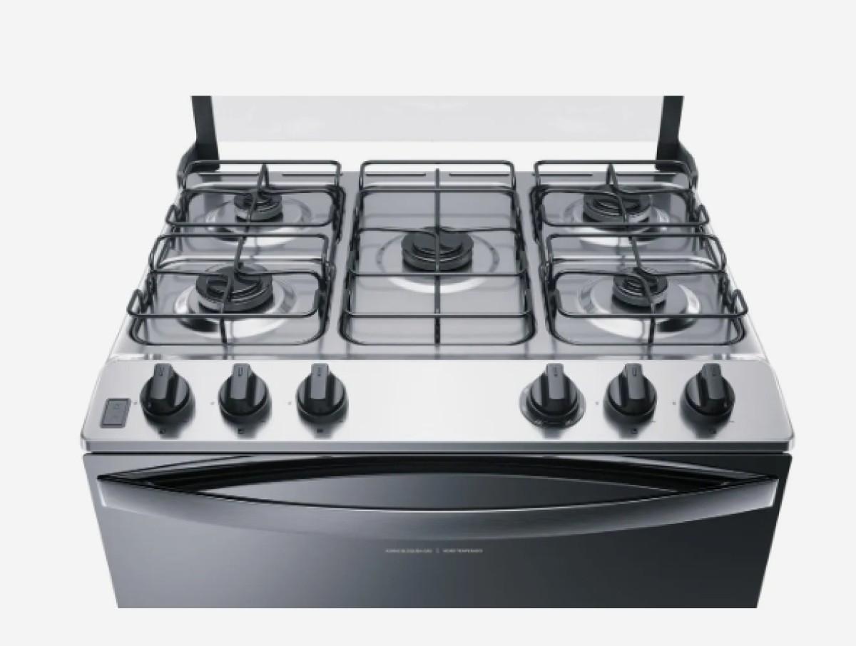 Fogão Brastemp 5 Bocas Cor Inox com Botões Removíveis e Exclusivo Aro Protetor - - #6
