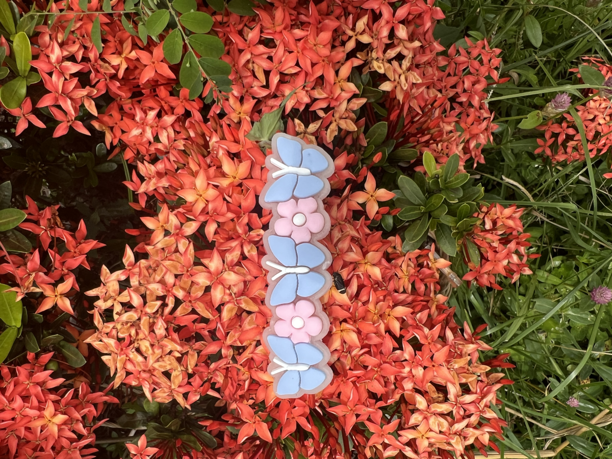 Flor com borboleta - #1