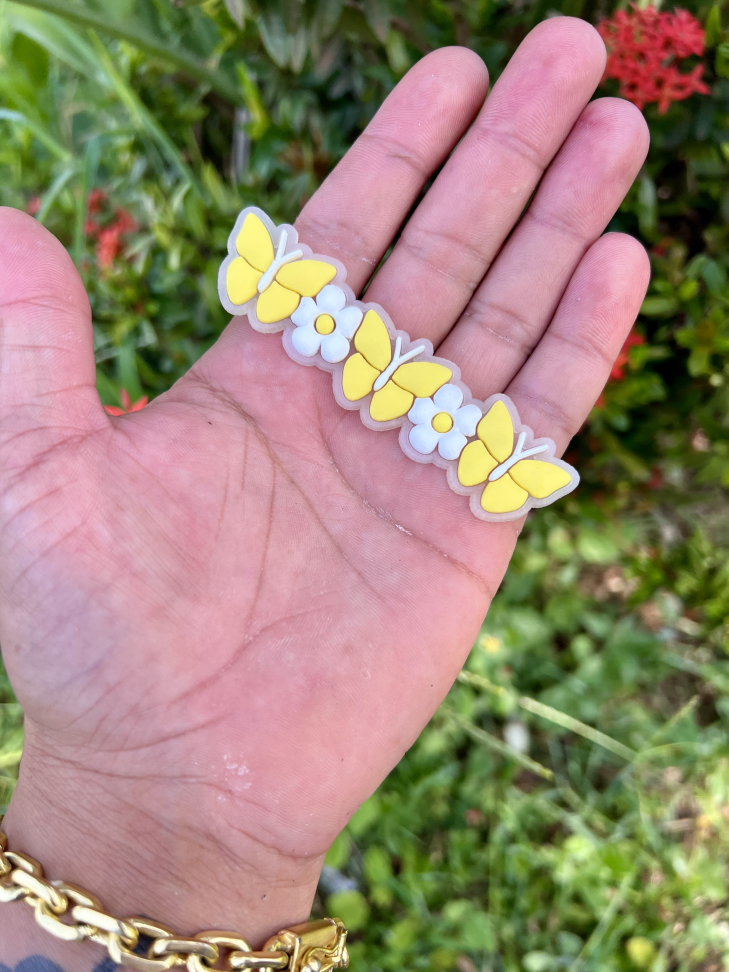 Flor com borboleta - #1