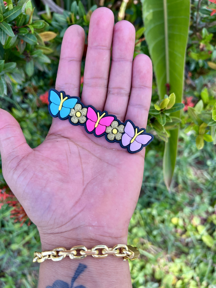 Flor com borboleta - #1