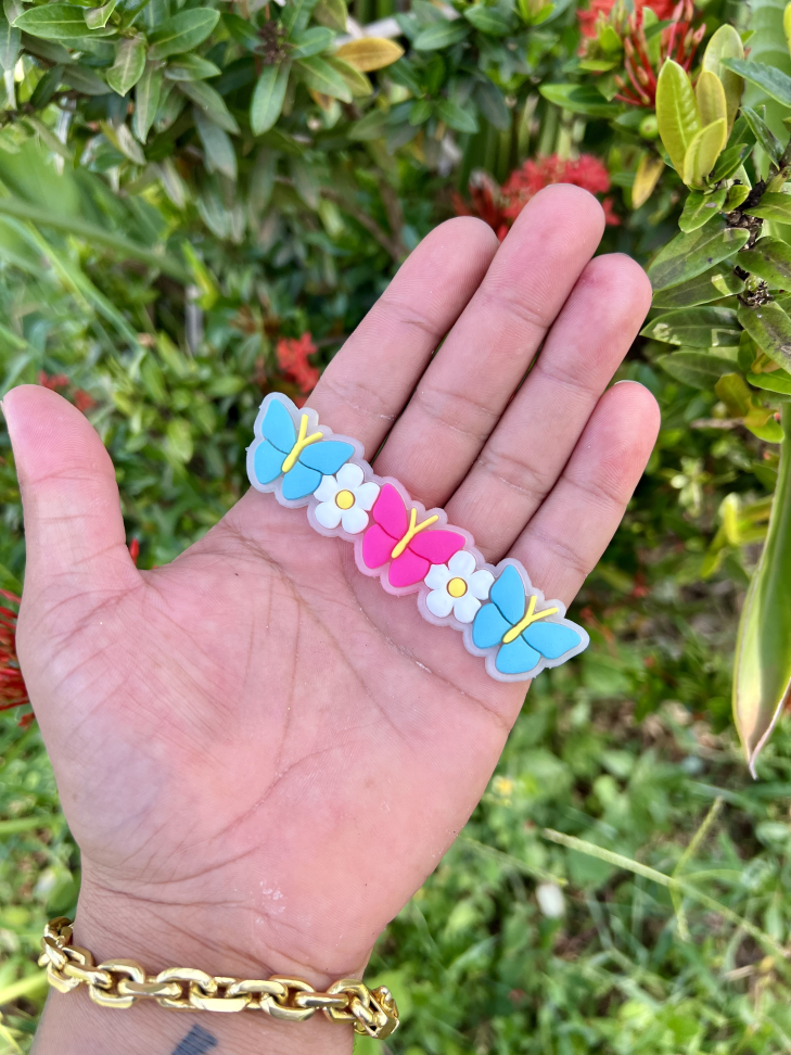 Flor com borboleta - #1