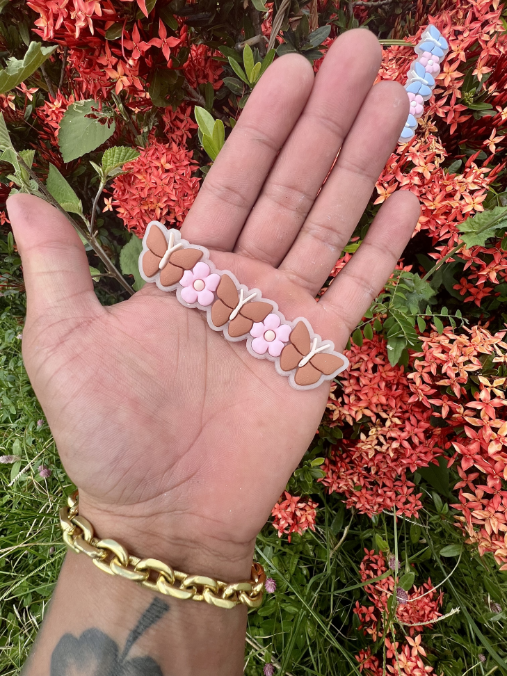 Flor com borboleta - #1