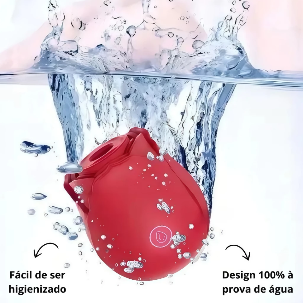 Estimulador Com Pulsação Formato De Rosa Magic Rose SI