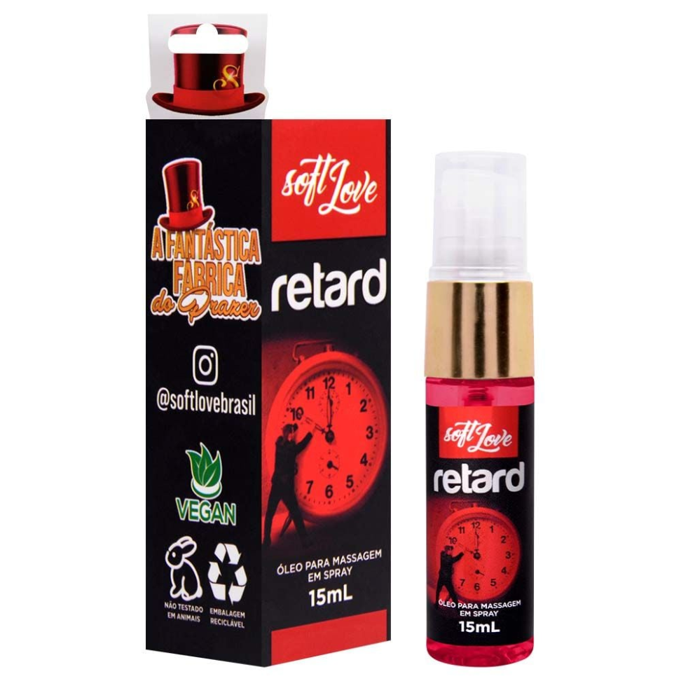 Retard Jatos Excitante Masculino 15Ml Soft Love - #1
