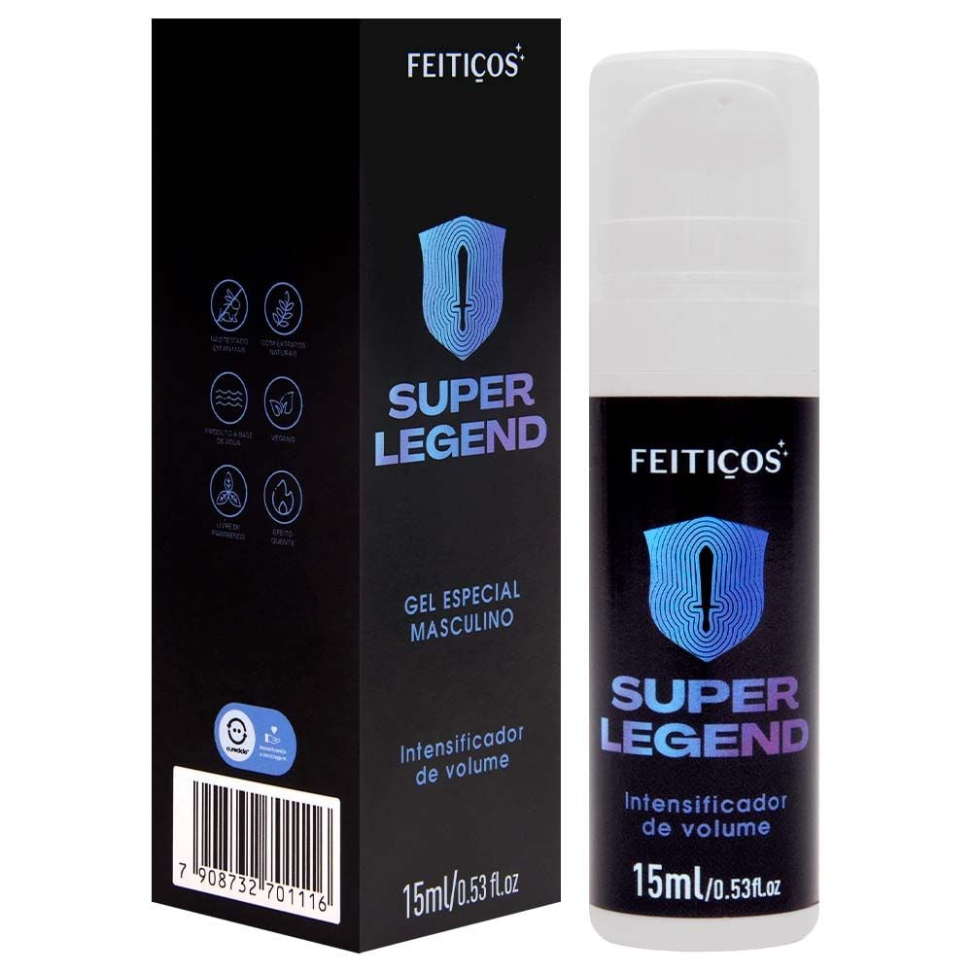 Super Legend Gel Especial Masculino 15Ml Feitiços - #3