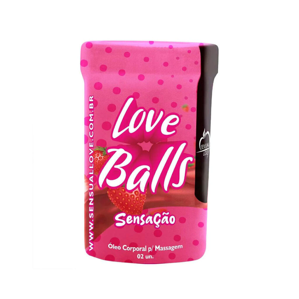 Love Balls Bolinha Beijável Sensação - 02 Un - S-Love