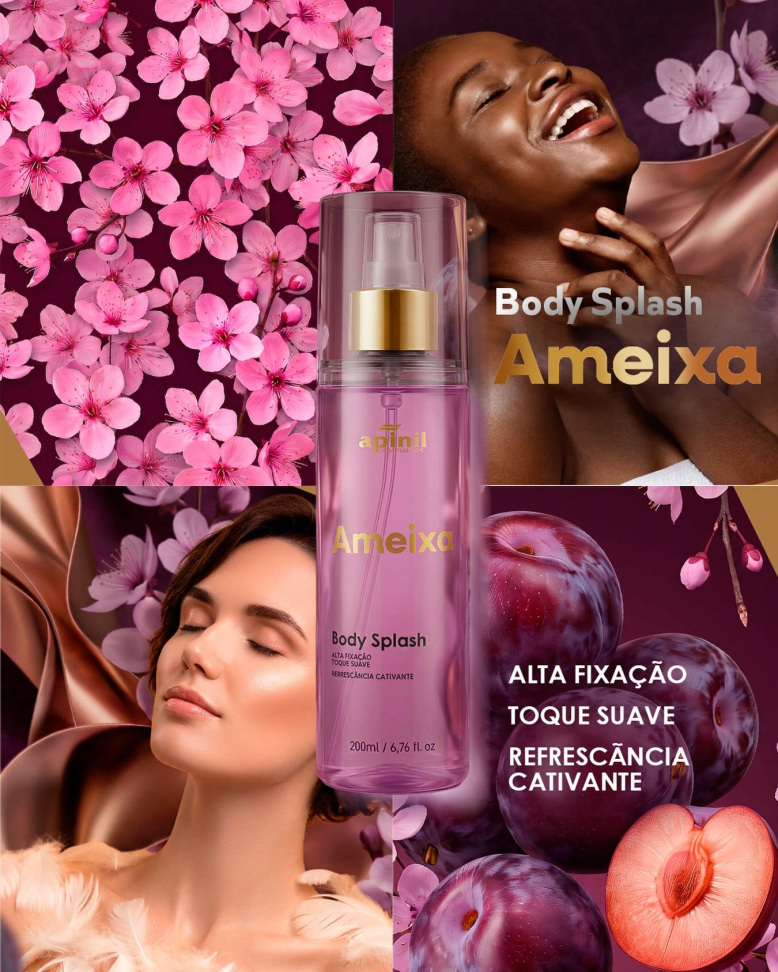 Body Splash Ameixa 200ml