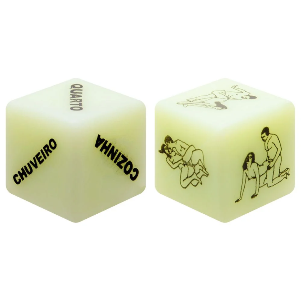 Dados Do Prazer Fluorescente Hétero Duplo Diversão Ao Cubo - #2