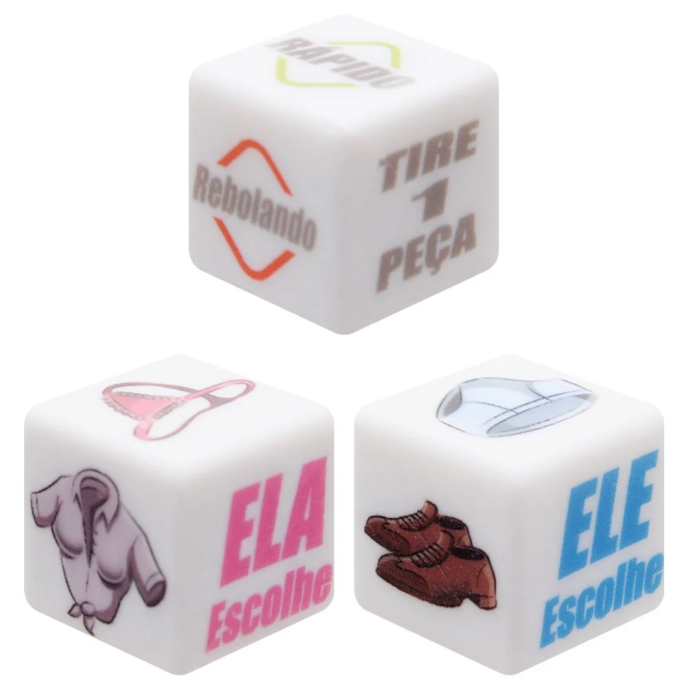 Jogo Do Prazer Strip Tease 03 Cubos Diversão Ao Cubo