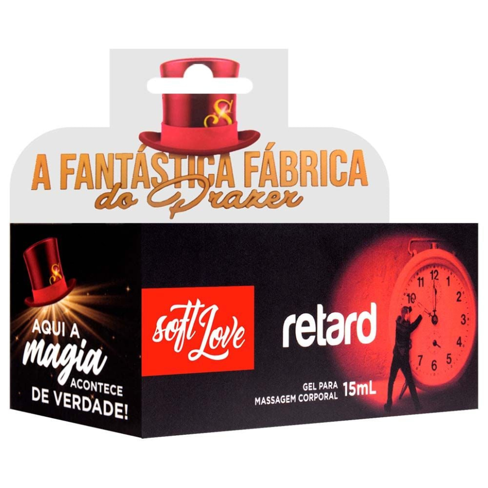 Retard Gel Masculino Desempenho 15Ml Soft Love - #1
