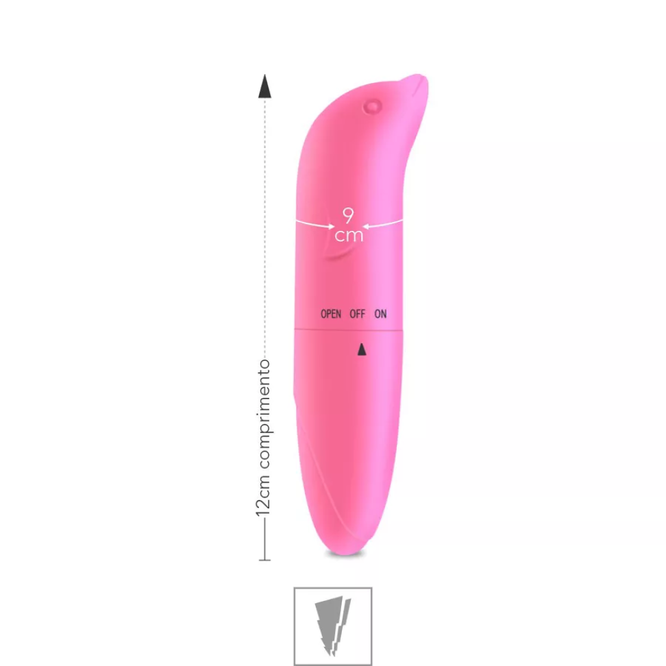 Vibrador Ponto G Aveludado Golfinho SI