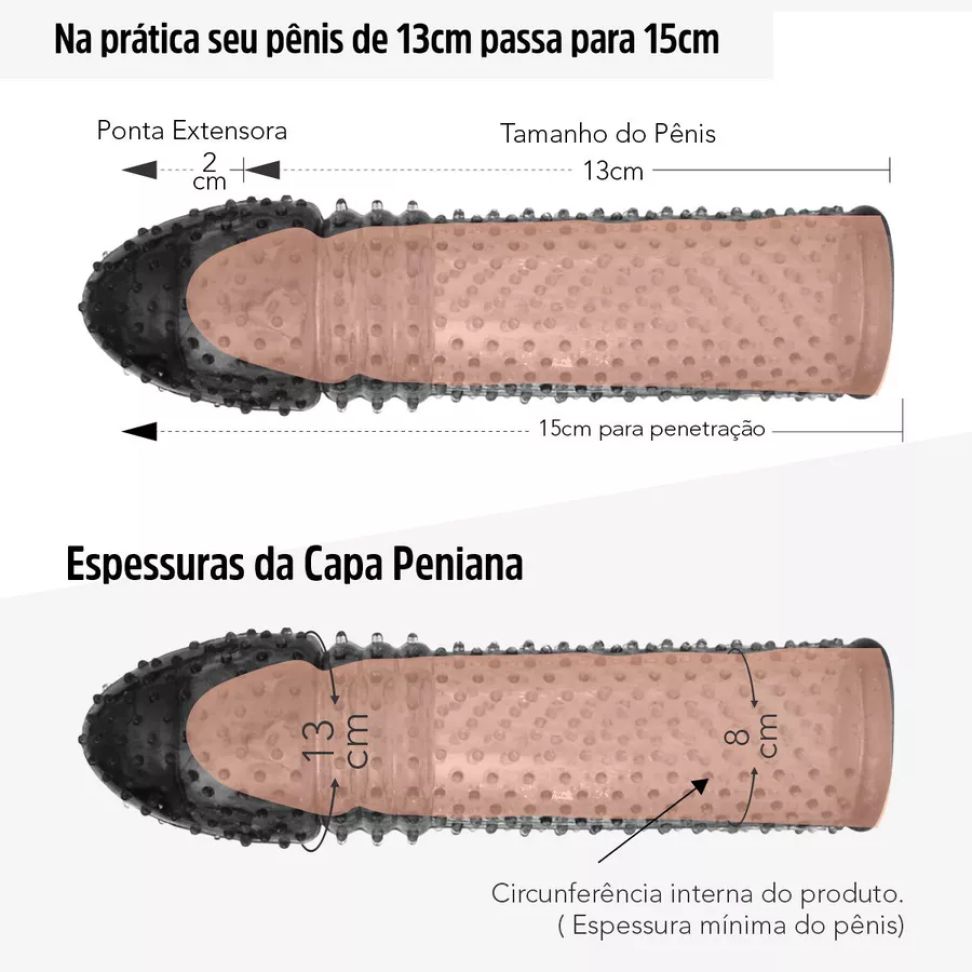 Capa Peniana de 13cm Para 15cm Extender - #3
