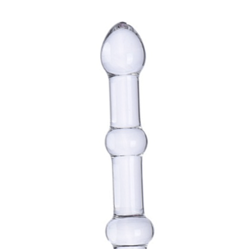Dildo Masturbador de Vidro - Formato de Lua - #2