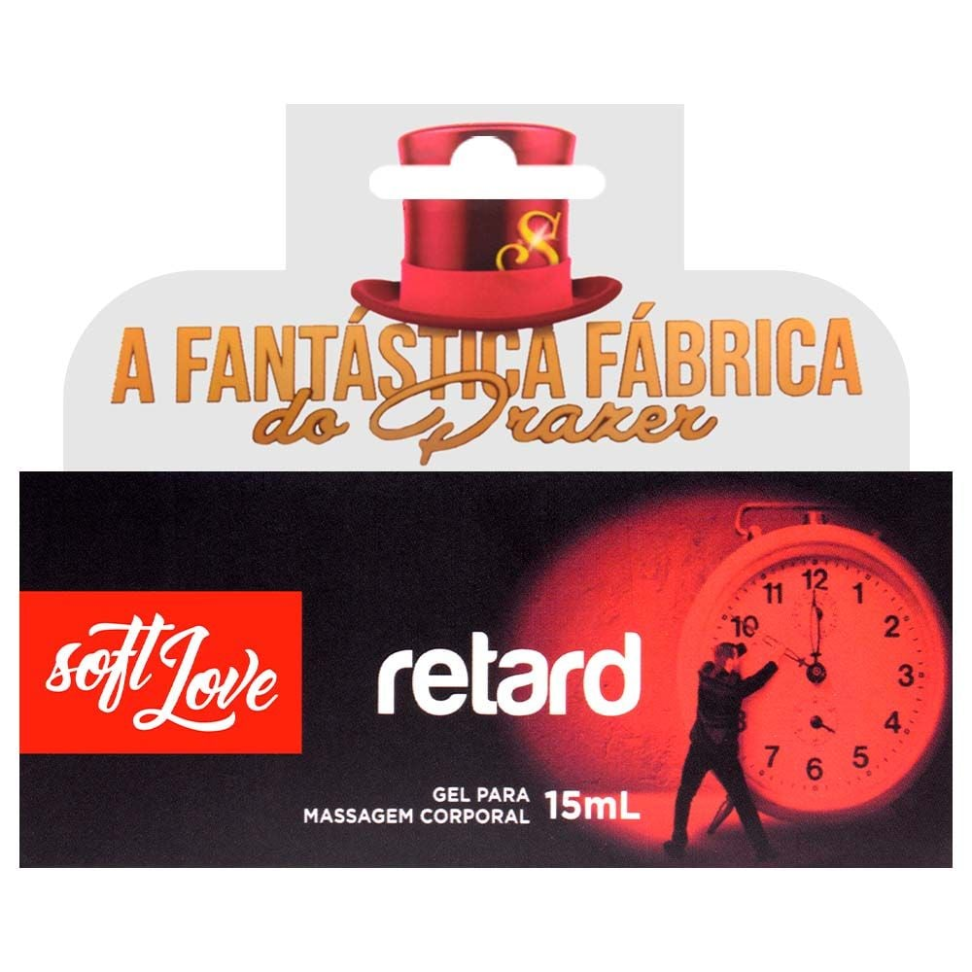 Retard Gel Masculino Desempenho 15Ml Soft Love - #1