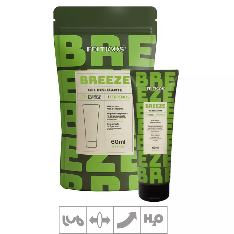 Gel Deslizante Com Terpenos Breeze 60ml Feitiços