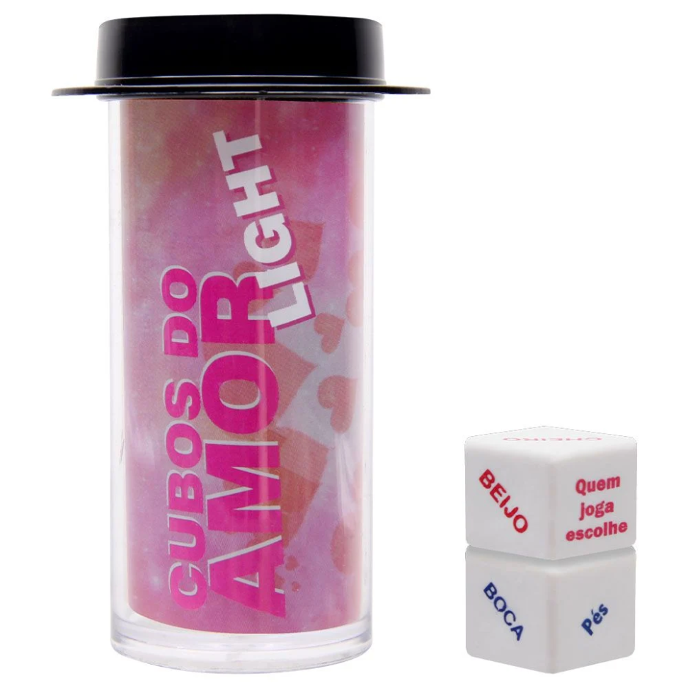 Dados Do Amor Light Unissex Duplo Diversão Ao Cubo