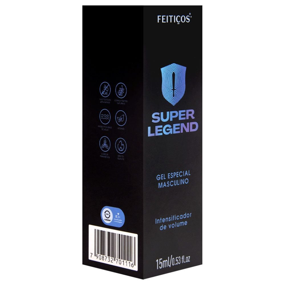 Super Legend Gel Especial Masculino 15Ml Feitiços - #4