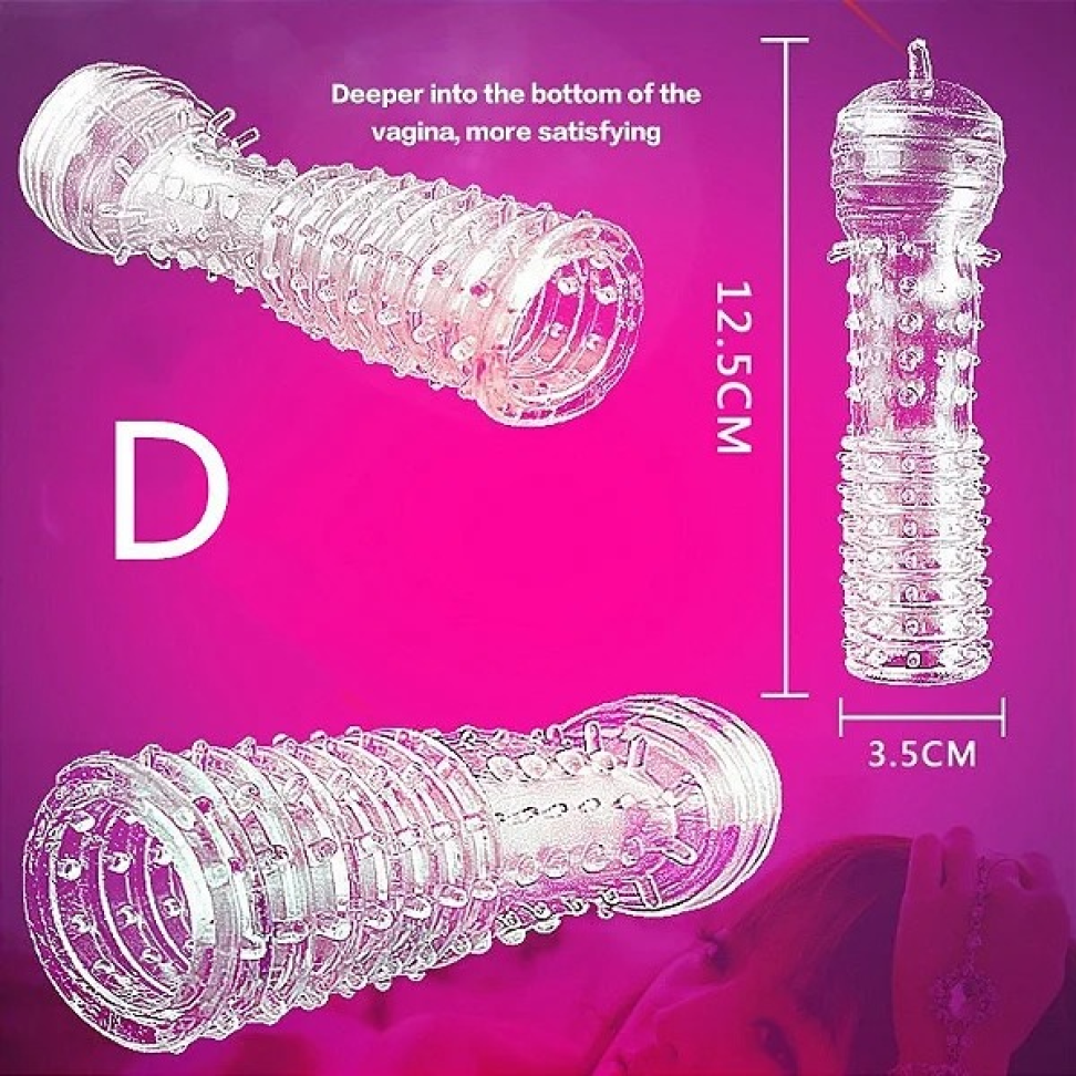 Capa Peniana com Texturas Sortidas - Transparente - #7