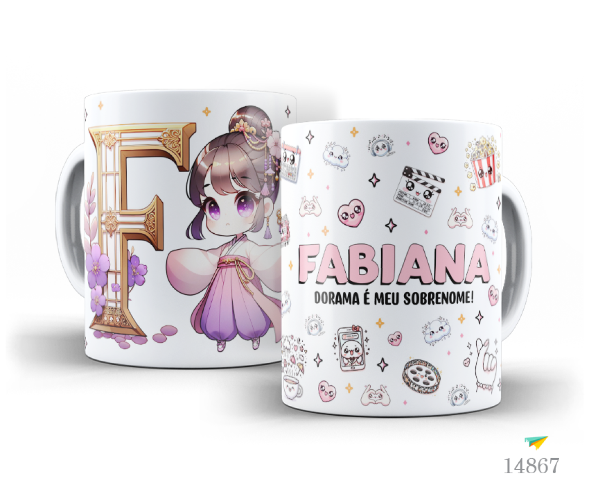 CANECA DE PORCELANA DORAMA - #3