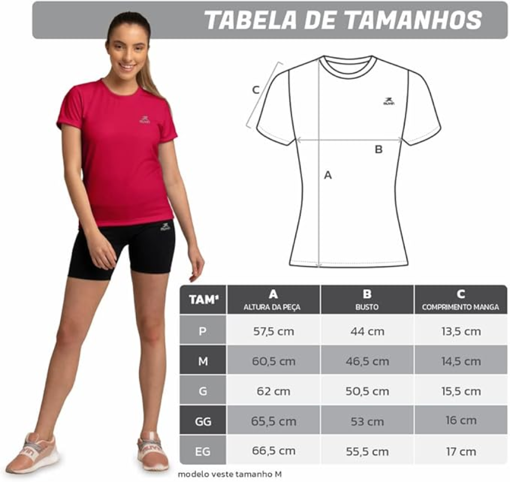 Camiseta Dry Basic SS FPS 50 Muvin – Manga Curta – Feminina – Proteção Solar UV50 – Camiseta Para Academia - #1