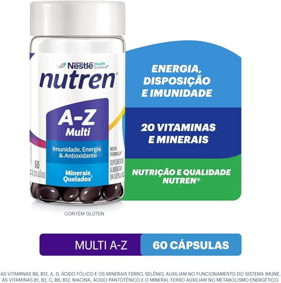 Nutren Suplemento Alimentar Multivitamínico A-Z 60 Cápsulas - #2