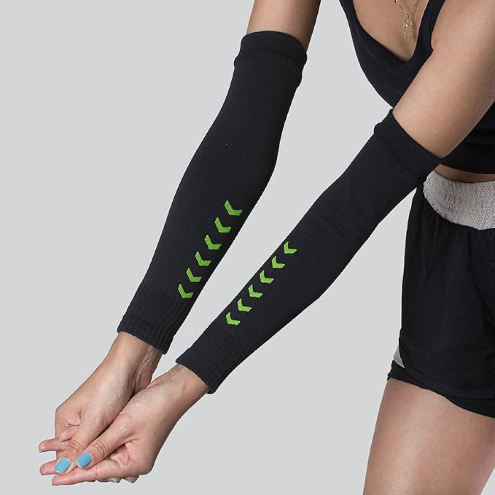 Kit 2 Manguito Segunda Pele Proteção Solar UV Feminino Masculino Volei Ciclismo Beach Tennis - #1