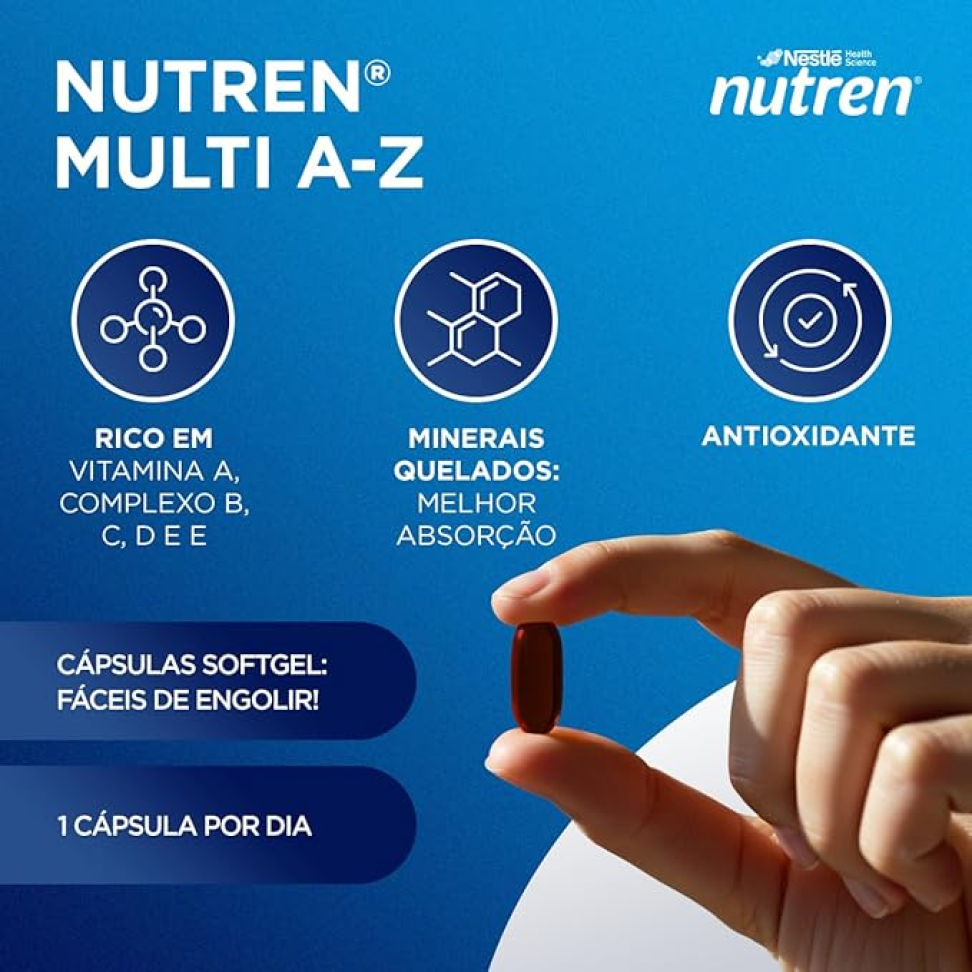 Nutren Suplemento Alimentar Multivitamínico A-Z 60 Cápsulas - #4