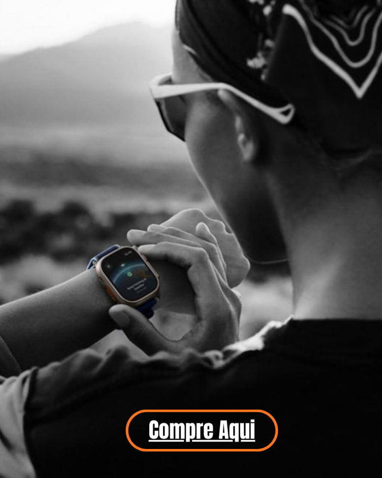 Apple Watch Ultra 3 GPS + Cellular • Caixa natural de titânio – 49 mm • Pulseira Oceano azul (Loja Apple) - #3