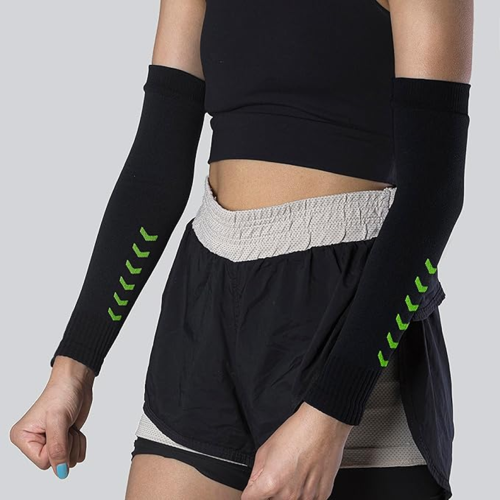Kit 2 Manguito Segunda Pele Proteção Solar UV Feminino Masculino Volei Ciclismo Beach Tennis - #1
