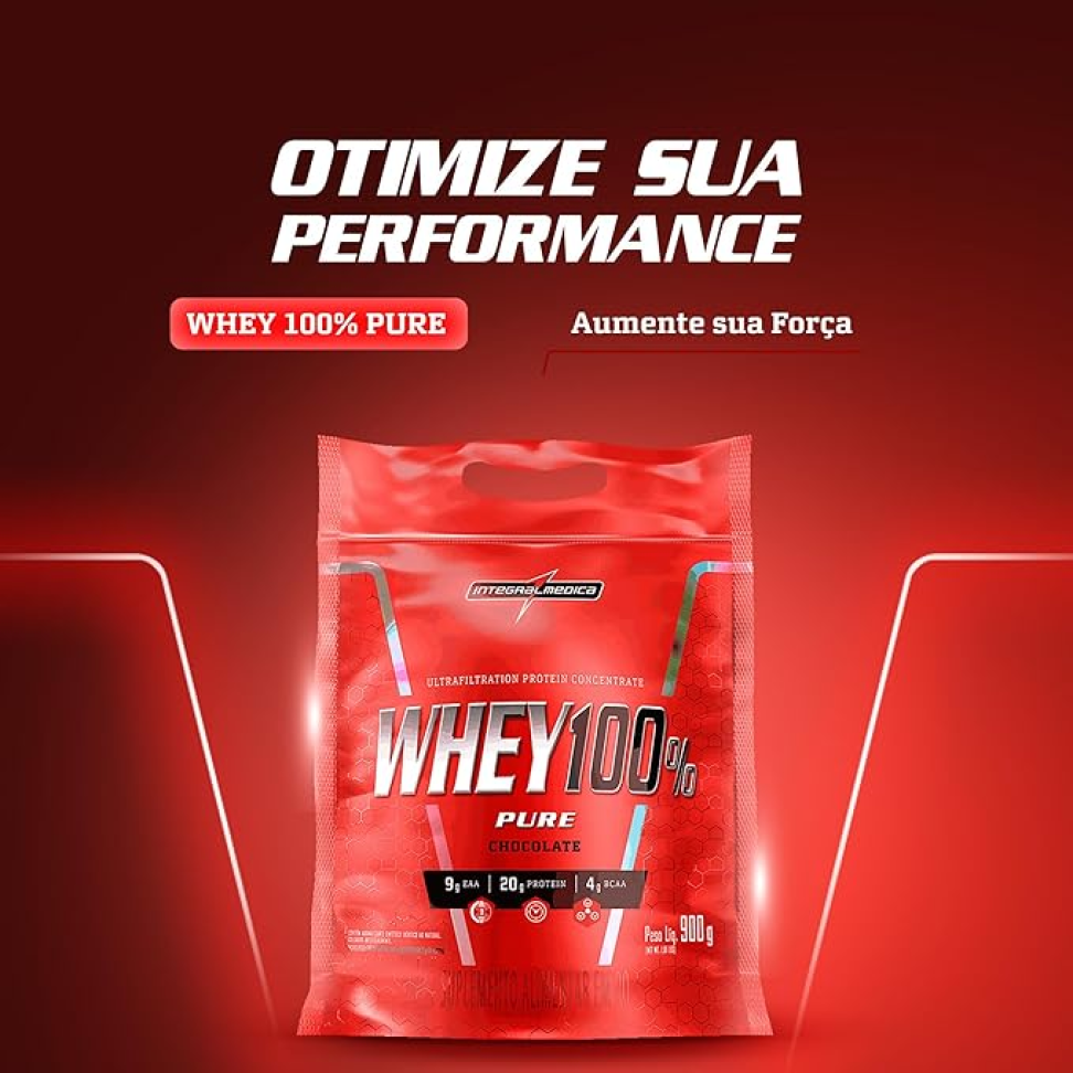 Whey 100% Pure 900g Pouch Integralmedica - Chocolate - #2
