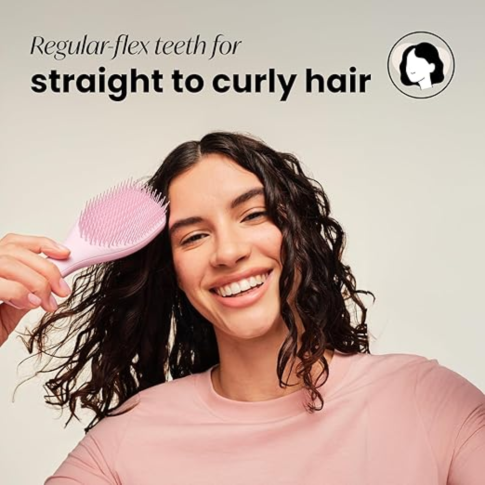 Tangle Teezer - Escova de cabelo desembaraçadora The Wet Detangler Millenial Pink para todos os tipos de cabelo, molhados. - #1