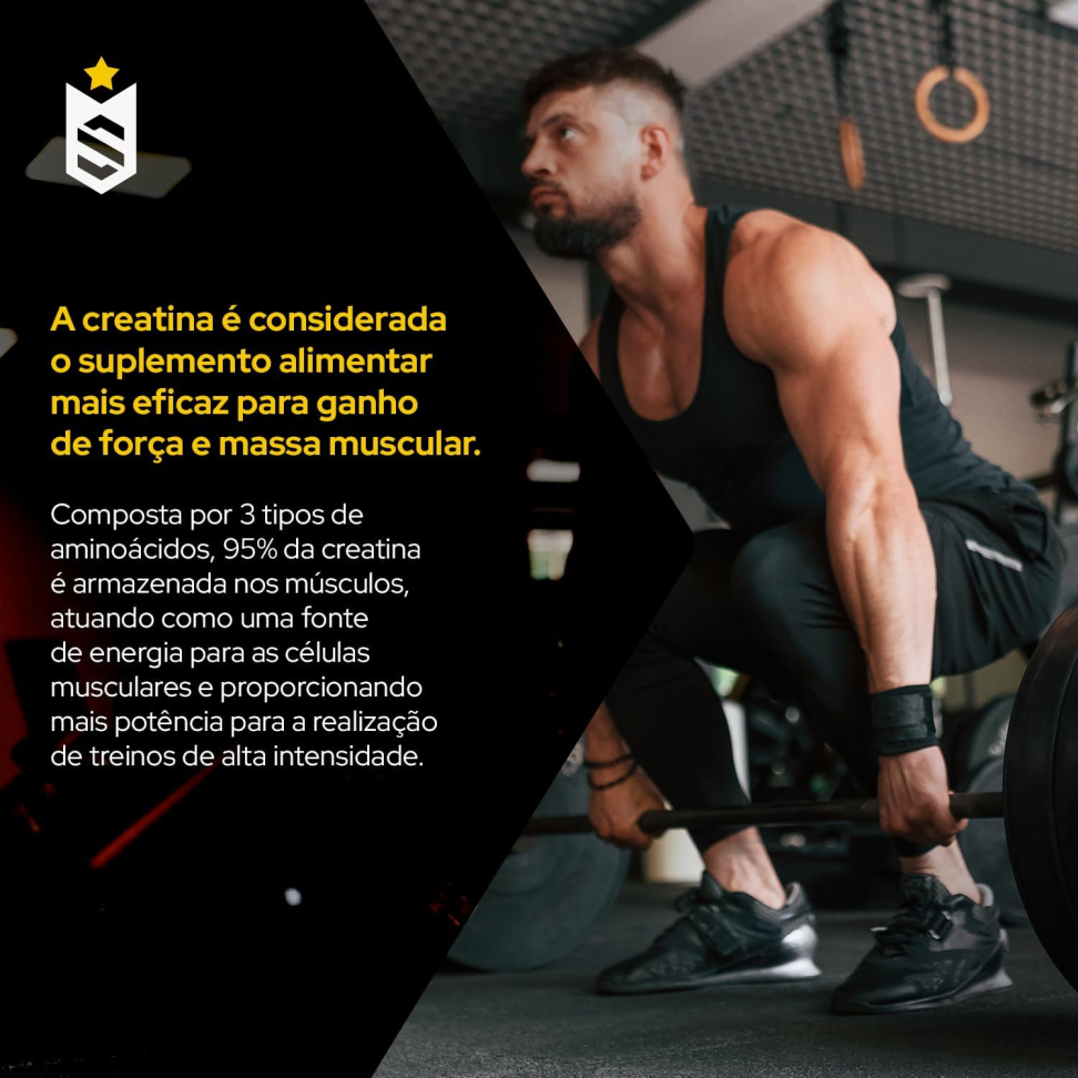 Creatina Monohidratada 1Kg Soldiers Nutrition 100% Pura Importada Alta Performance Músculo Treino - #1