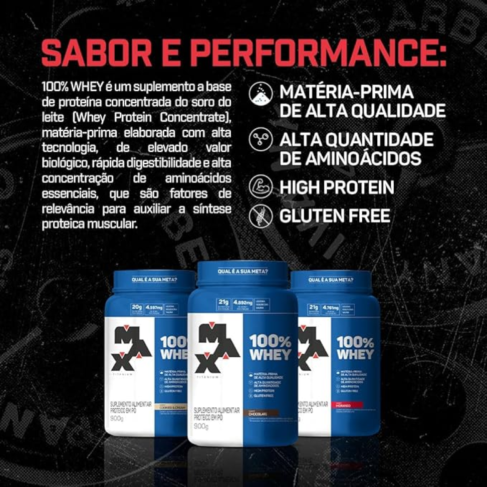 Max Titanium 100% Whey - 900G Baunilha - #3