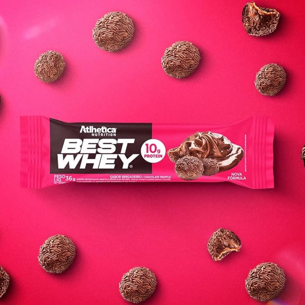 Best Whey Bar Todos Sabores C/ 12 Atlhetica Nutrition - #1