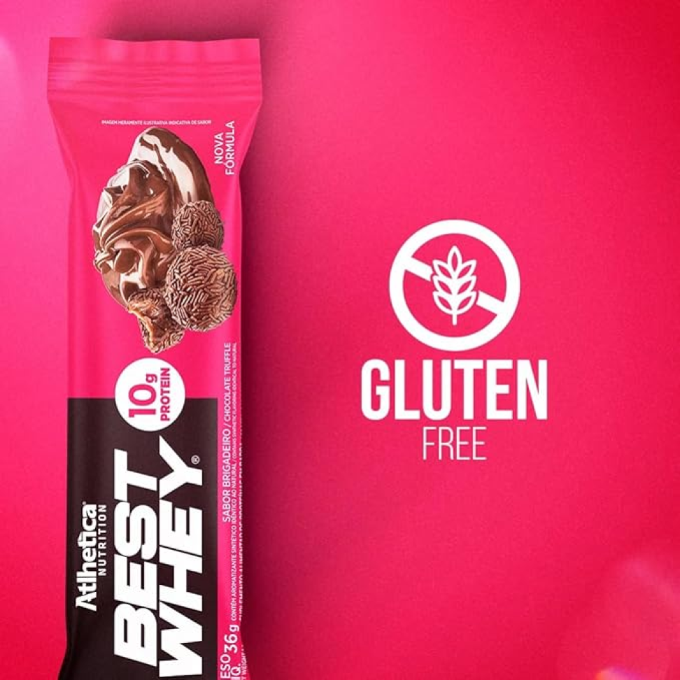 Best Whey Bar Todos Sabores C/ 12 Atlhetica Nutrition - #1