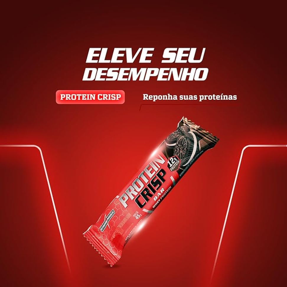Integralmédica - Barra Proteína Crisp Bar Cookies and Cream - Display com 12 unidades - #4