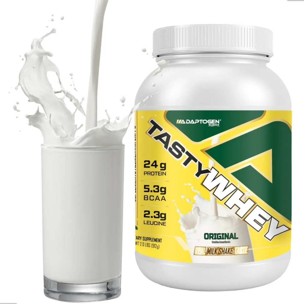 Suplemento Tasty Whey 3w Gourmet Whey Protein Adaptogen Science Pote 900g Sabor Original - #5