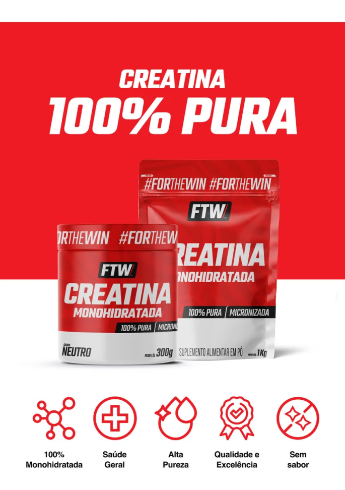 Creatina Monohidratada 100% Pura Refil 500g - FTW - #2