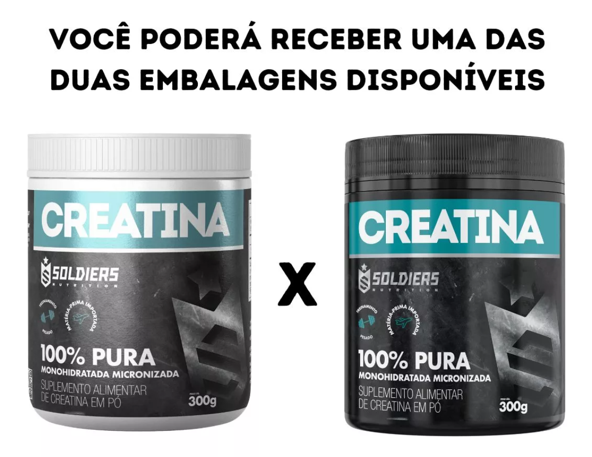 Creatina Monohidratada Pote 300g 100% Pura Soldiers Nutrition - #6