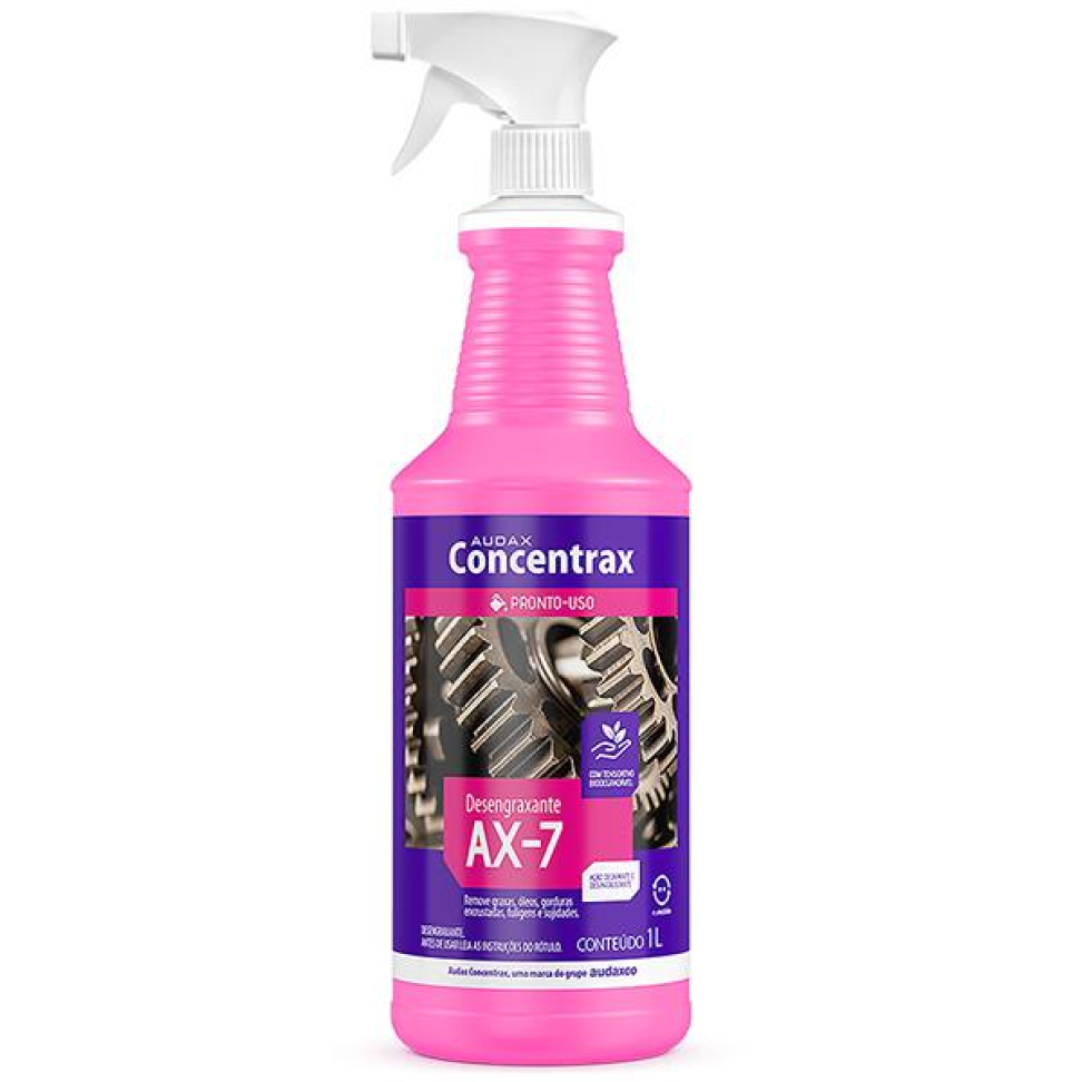 Desengraxante AX-7, Desengordurante, 1 Litro Audax