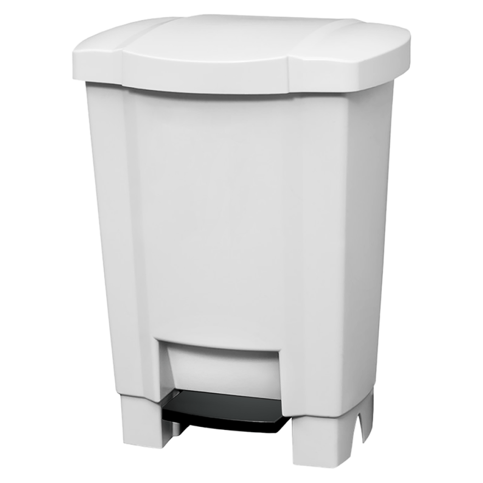 Lixeira com Pedal 50 Litros Branca Tonk