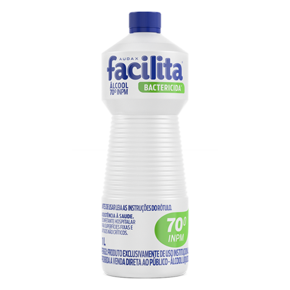 Facilita Álcool 70º - 1 Litro - AudaxCo