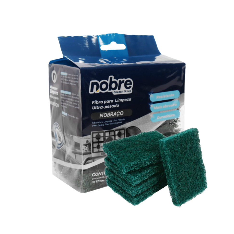 Fibra Limpeza Pesada Nobre pct c/ 5 Unidades
