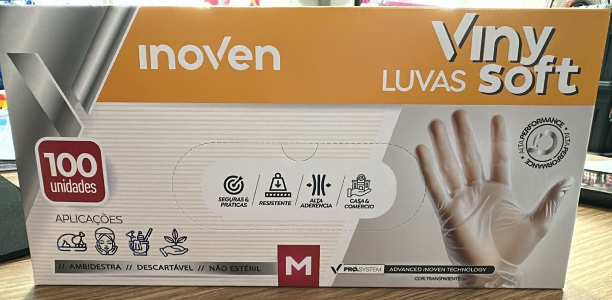 CAIXA DE LUVA INOVEN VINY SOFT 100 UNIDADES - #2