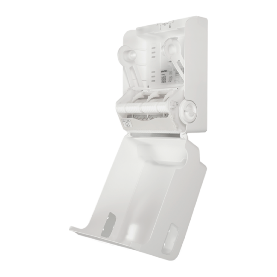 Dispenser autocortante p/ toalha bobina mecânico branco Brave - Nobre - #1