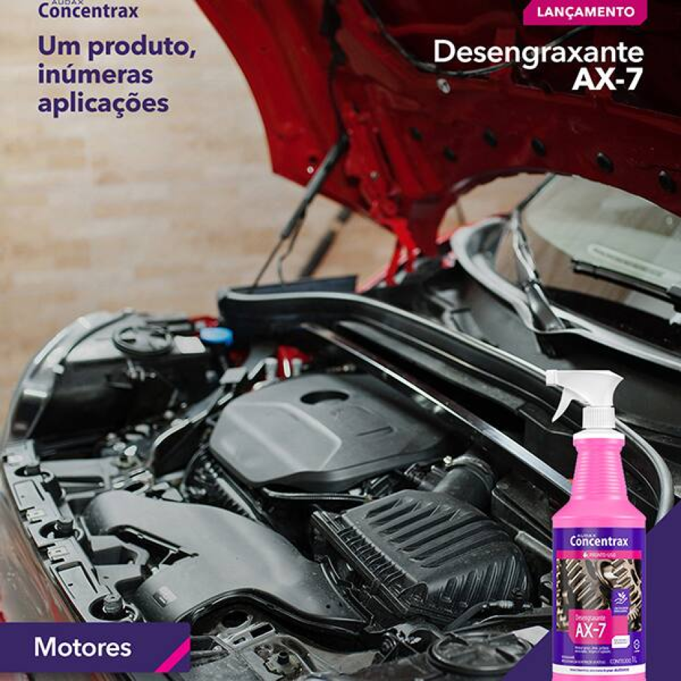 Desengraxante AX-7, Desengordurante, 1 Litro Audax
