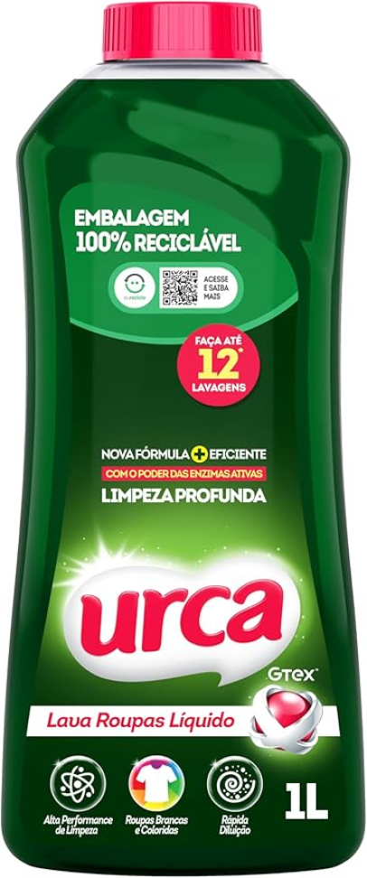 Lava Roupas Líquido 1L Urca
