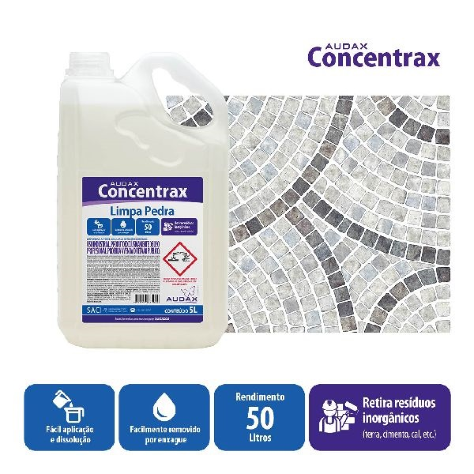 Limpa Pedras Concentrax 5L Rende Até 50 Litros Audax - #2
