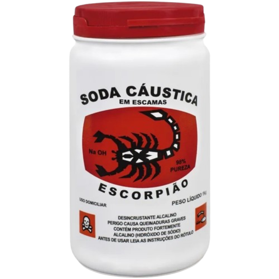 Soda cáustica Escorpião